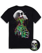 Toxic Dread Glow-in-the-Dark Tee-Black-Regular-Mock--Model---L