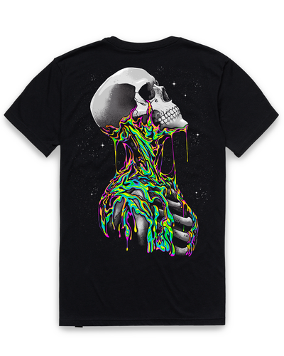 Toxic Dread Glow-in-the-Dark Tee-Black-Regular-Back--Model---L