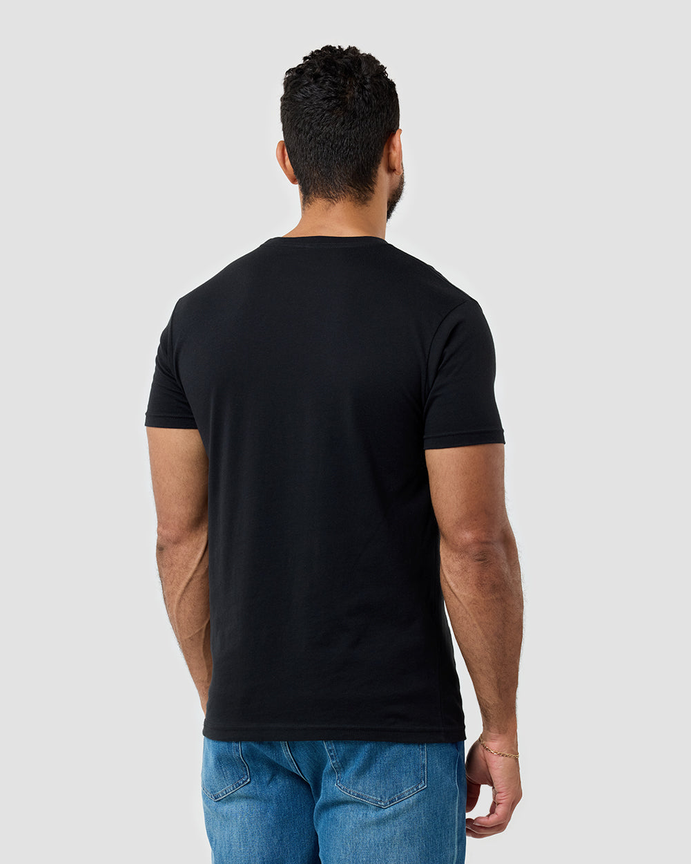 Toxic Dread Glow-in-the-Dark Tee-Black-Regular-Back--Model---L