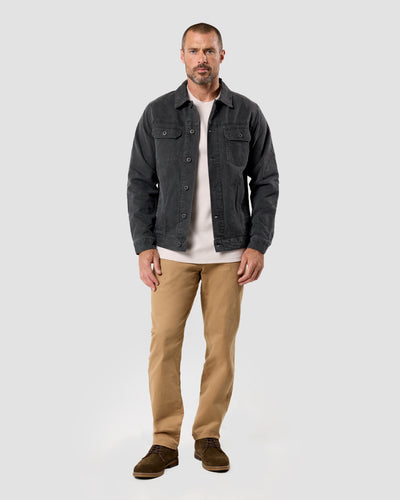 Tradesman Trucker Jacket - Non-Branded-Black-Full--Zac---M