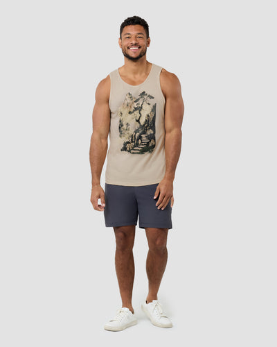 Tranquil Ascent Tank-Cream-Regular-Full--Model---L