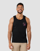 Tropic Night Tank-Black-Regular-Front--Model---L