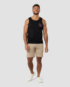 Tropic Night Tank-Black-Regular-Full--Model---L