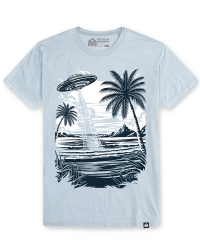 Tropical Encounter Vintage Tee-Vintage Stonewash Denim-Regular-Mock--Model---M