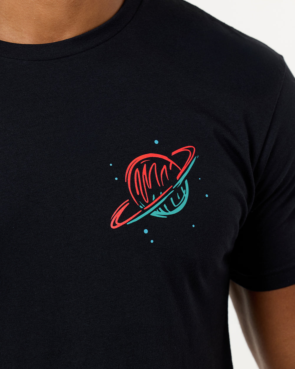 Universal Love II Glow-in-the-Dark Tee-Black-Regular-Detail--Model---L