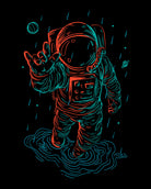 Universal Love Glow-in-the-Dark Tee-Black-Regular-Swatch--Model---L