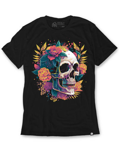 Vibrant Remembrance Tee-Black-Front