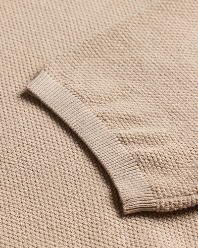 Vista Sweater Polo-Cream-Regular-Front