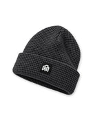 Waffle Knit Beanie-Charcoal-Regular-Front