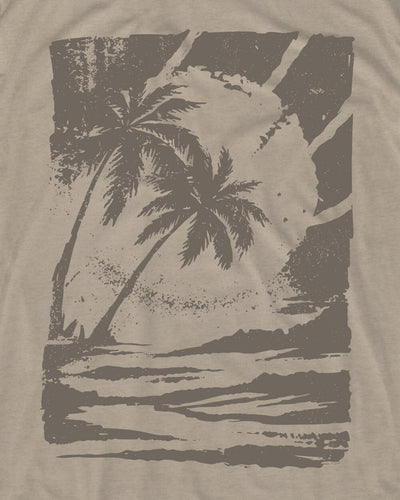 Warm Tides Tee-Heather Tan-Regular-Swatch--Model---L