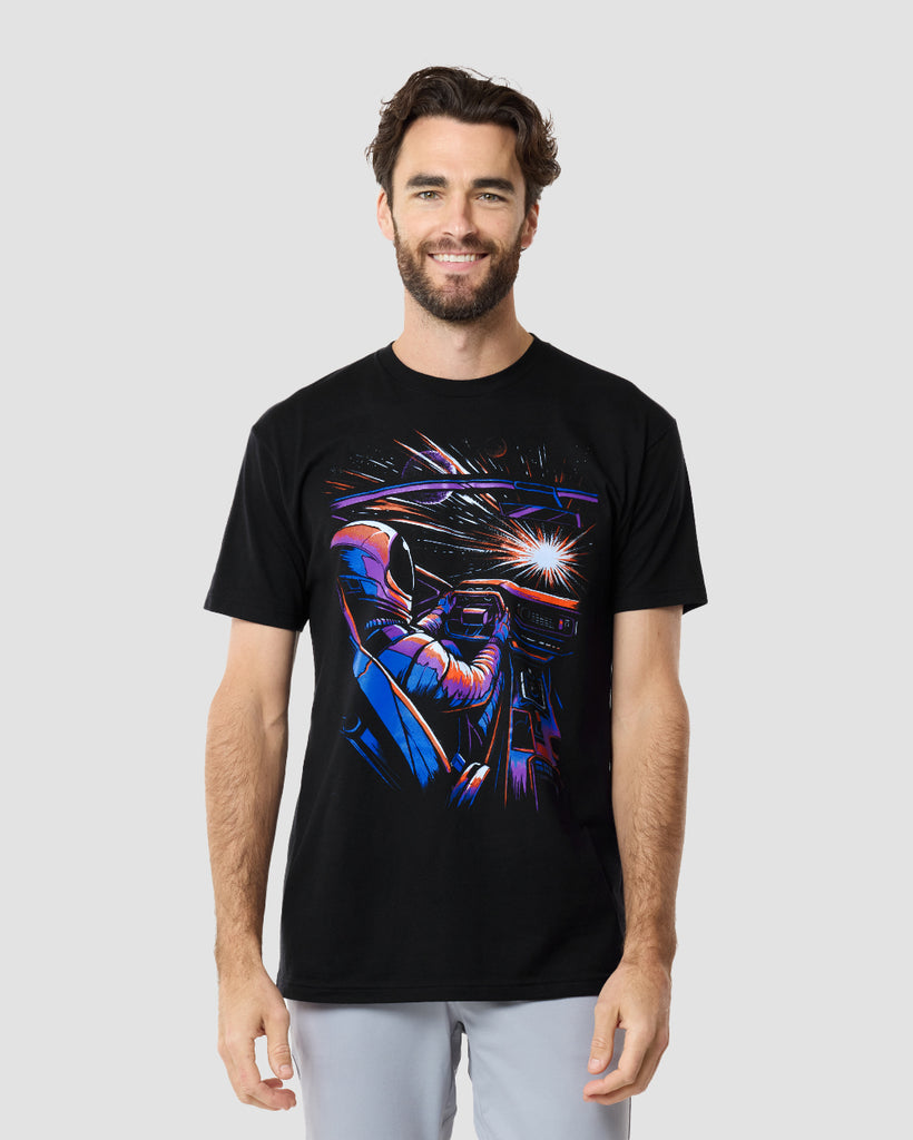 Warp Speed Tee-Black-Regular-Front--Clayton---M