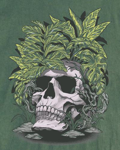 Wild Decay Vintage Tee-Vintage Royal Pine-Regular-Swatch--Model---L