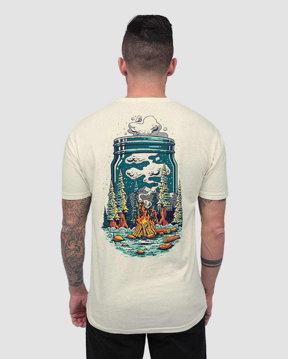 Wild Retreat Vintage Tee-Vintage Natural-Regular-Back--Model---L
