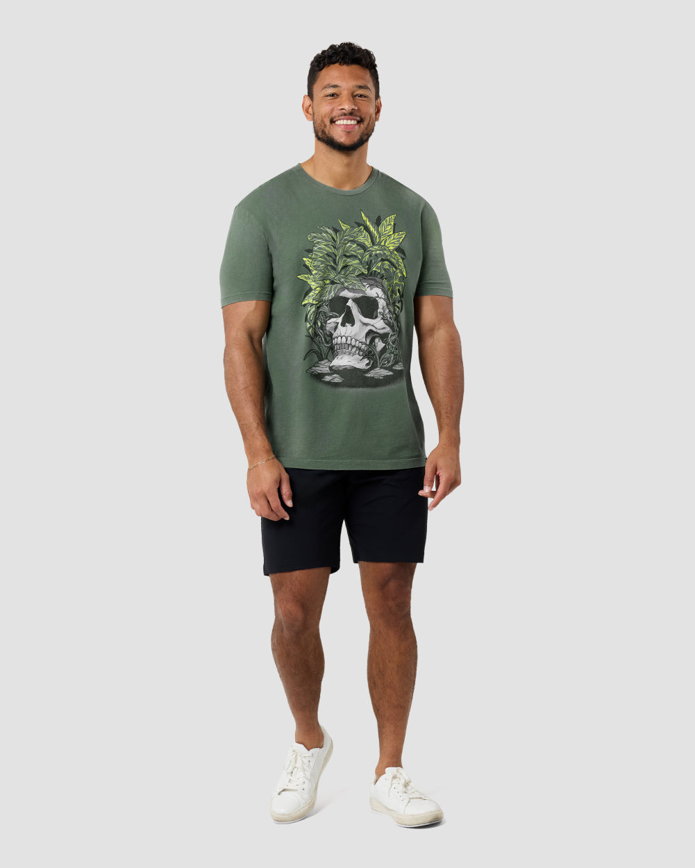 Wild Decay Vintage Tee-Vintage Royal Pine-Regular-Full--Model---L