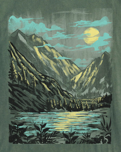 Wildscape Vintage Tee-Vintage Royal Pine-Regular-Swatch--Model---L