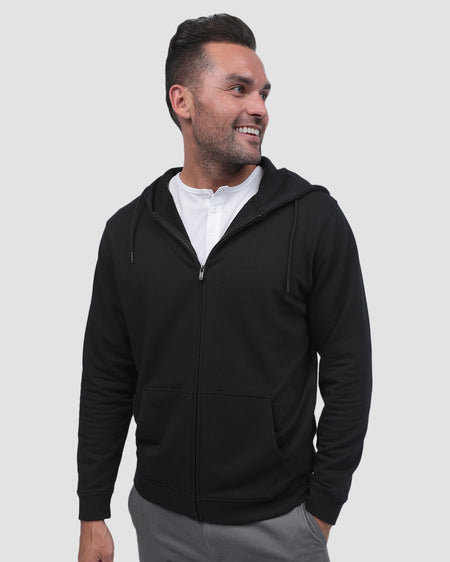 The sweat outlet zip up hoodie