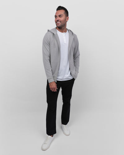 Zip-Up Hoodie - Non-Branded-Grey-Full--Zach---L