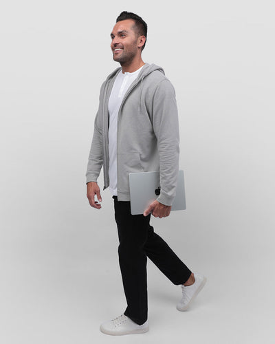 Zip-Up Hoodie - Non-Branded-Grey-Lifestyle--Zach---L