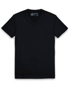 V-Neck Tee - Non-Branded-Black-Tall-Regular-Mock--Model---L