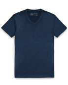 V-Neck Tee - Non-Branded-Navy-Tall-Regular-Mock--Model---L