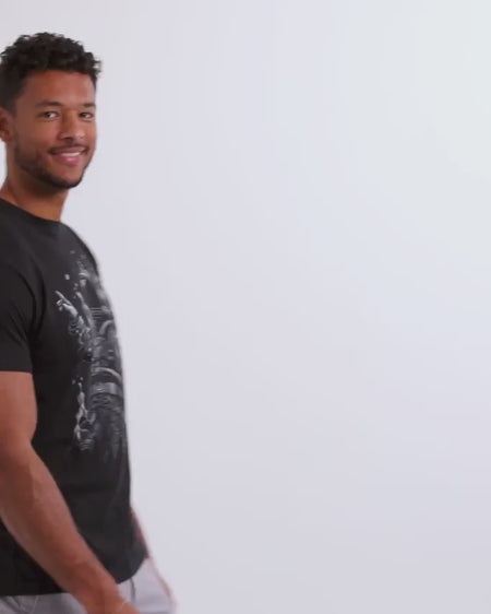 Astral Dissolve Glow-in-the-Dark Tee-Black-allskus