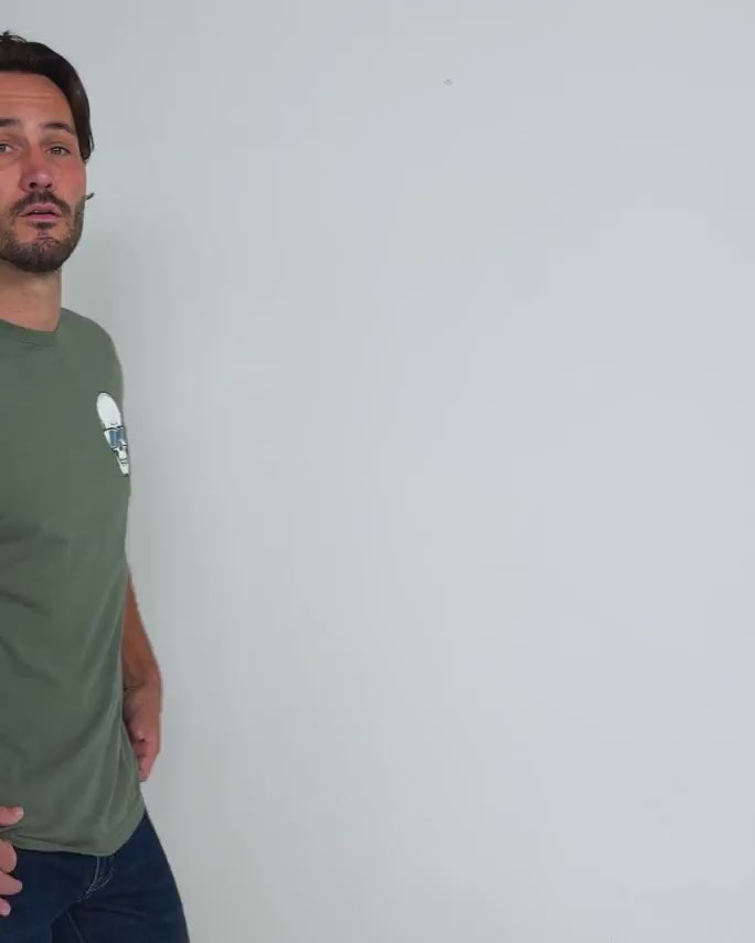 Dead Drift Tee-Royal Pine-Regular-Video--Model---L