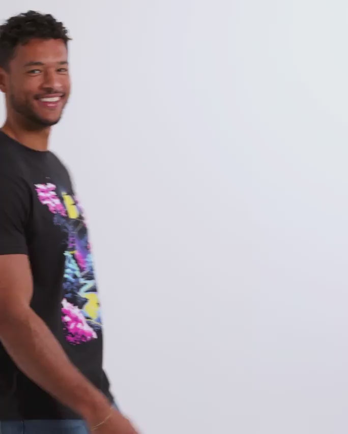 Enchanted Bloom Tee-Black-Regular-Video--Model---L