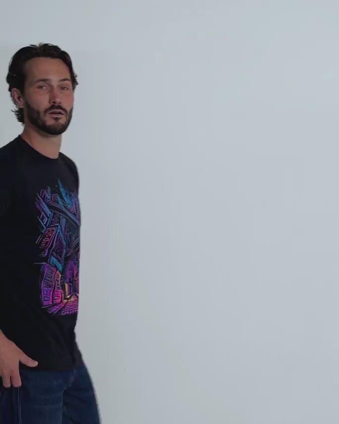Electric Alley Tee-Black-Regular-Video--Model---L