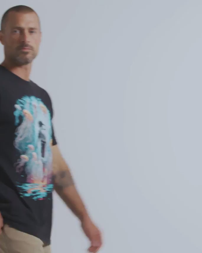 Jelly Cosmos Vintage Tee-Vintage Black-Regular-Video--Model---L