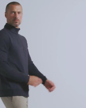 Endeavor Quarter Zip Tee - Non-Branded-Charcoal-video