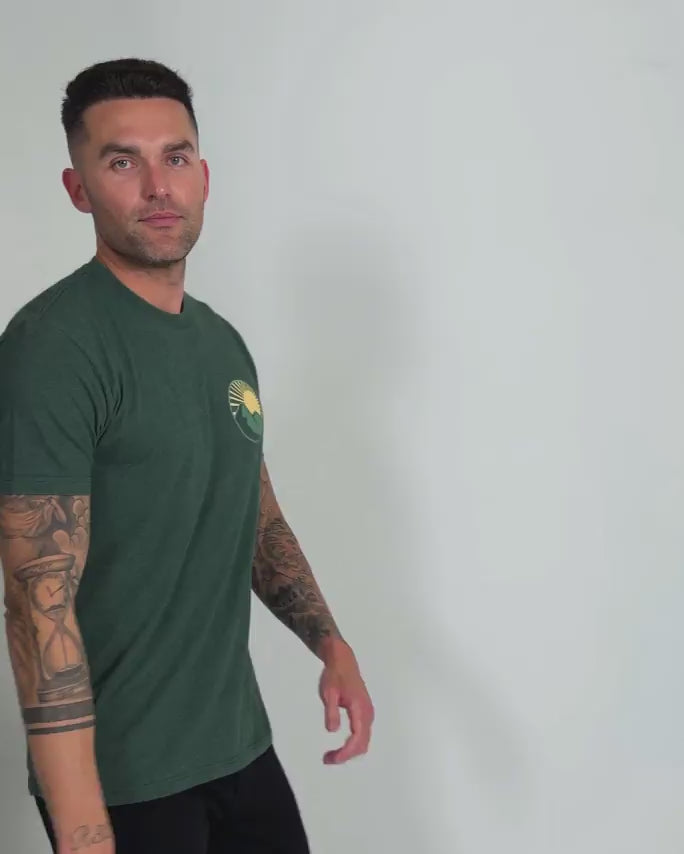 Suncrest Tee-Forest Green-Regular