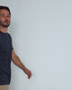 Pima Cotton Tee-Navy-Regular-Video--Model---L