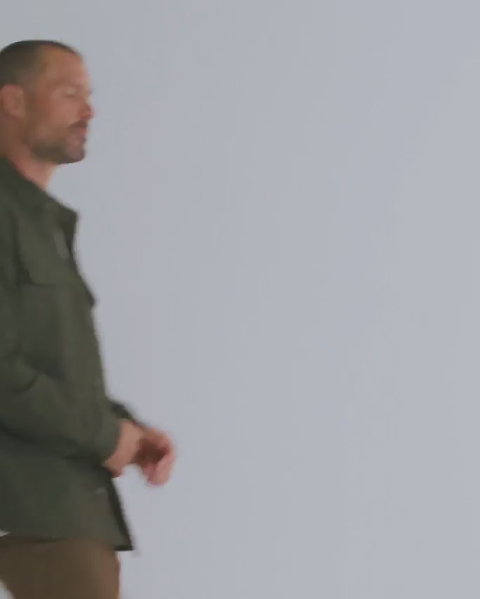 Sierra Shirt Jacket-Midnight Olive-video