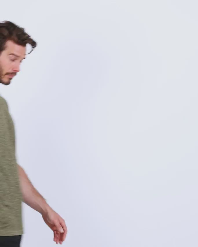 Performance Muscle Tank - Branded-Olive Green-video