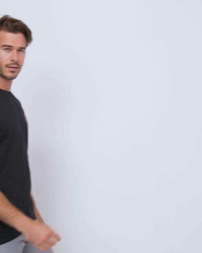 Tropic Night Tee-Black-Regular-Video--Model---L
