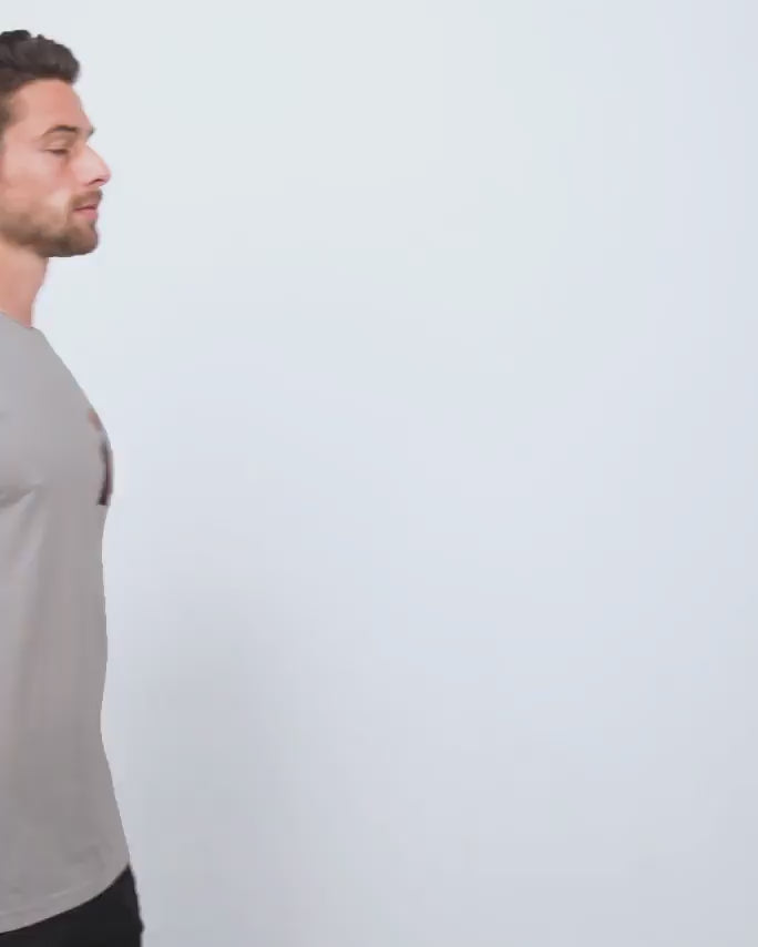 Purple Peaks Tee-Ivory-Regular-Video--Model---L