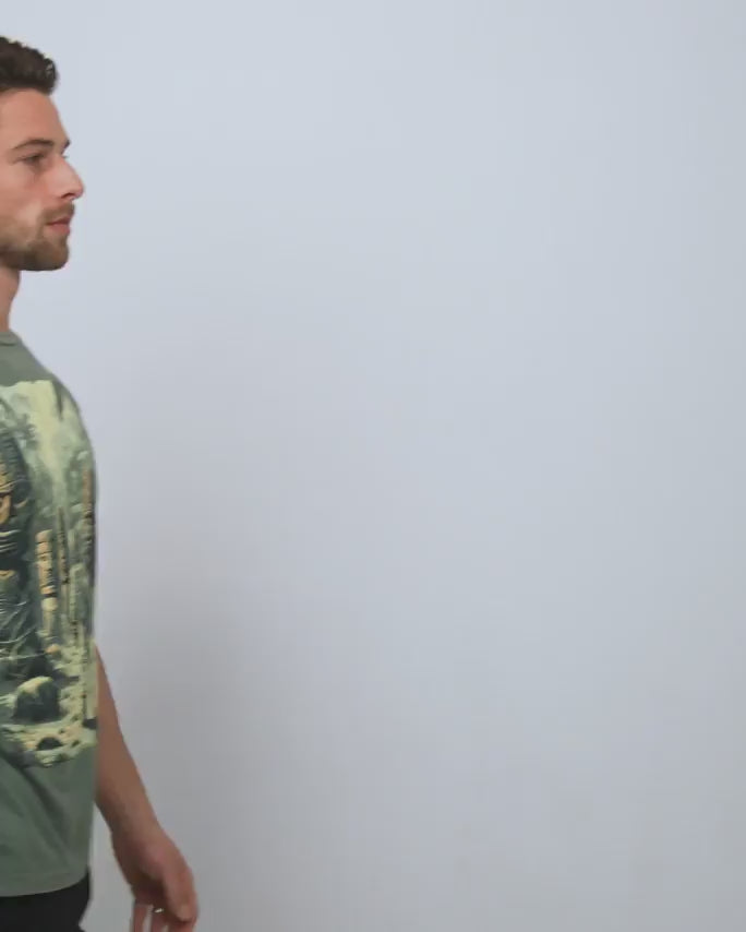 Tiki Trails Vintage Tee-Vintage Royal Pine-Regular-Video--Model---L