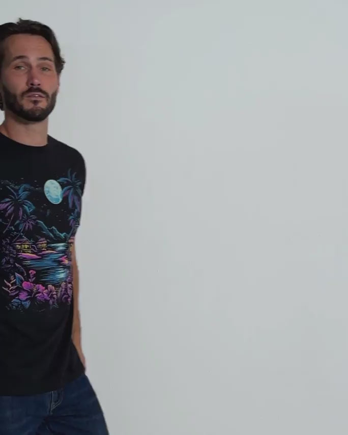 Tropic Cove Tee-Black-Regular-Video--Model---L
