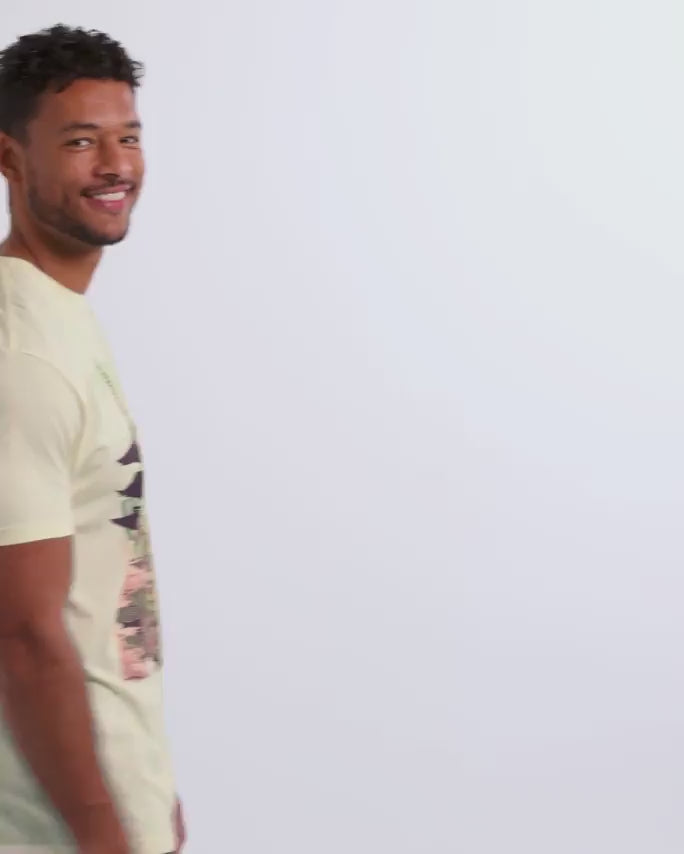 Urban Blossom Vintage Tee-Vintage Natural-Regular-Video--Model---L