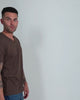 V-Neck Tee - Non-Branded-Brown-Reg-Regular-Video--Model---L