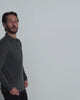 Long Sleeve Polo - Non-Branded-Charcoal-Reg-Regular-Video--Model---L