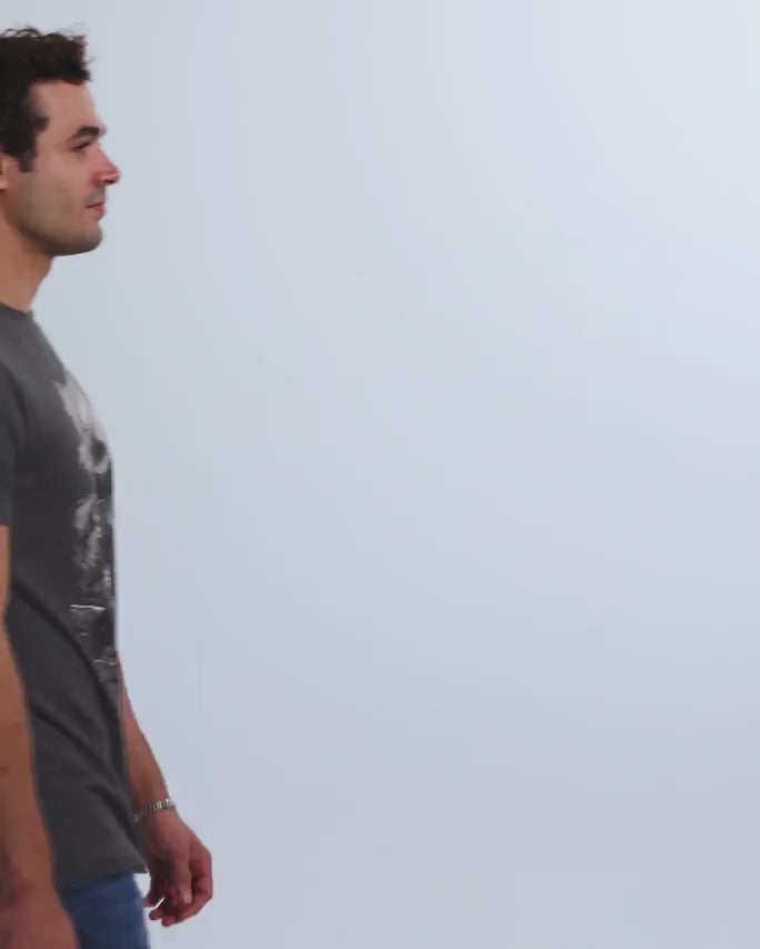 Fallen Honor Tee-Charcoal-Regular-Video--Model---L
