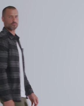 Fairbanks Flannel-Black/Dark Charcoal-video