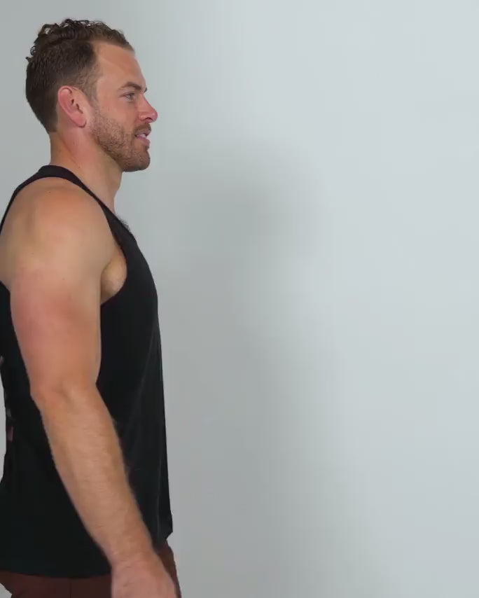 Eternal Blossom II Tank-Black-Regular-Video--Model---M