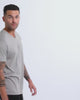 V-Neck Tee - Non-Branded-Grey-Regular-Video--Model---L