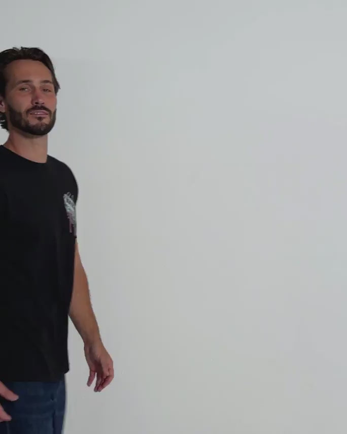 Mixtape Tee-Black-Regular-Video--Model---L
