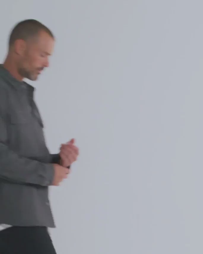 Sierra Shirt Jacket-Charcoal-video