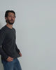 Long Sleeve Tee - Non-Branded-Charcoal-Tall-Regular-Video--Model---L