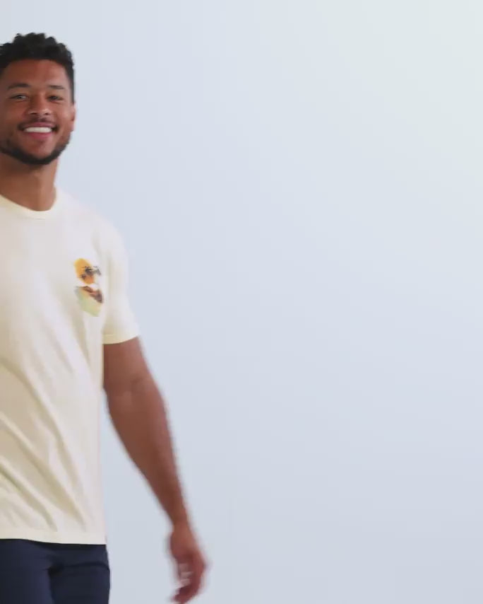 Golden Coast Vintage Tee-Vintage Natural-Regular-Video--Model---L