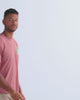 Barrel Falls Tee-Heather Mauve-Regular-Video--Model---L